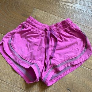 LULULEMON PINK ATHLETIC SHORTS